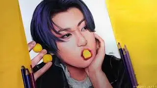 Drawing Jungkook - timelapse | xenpai.arts