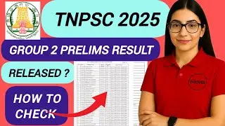 tnpsc group 2 result 2025 | tnpsc group 2 prelims result 2025