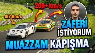 ORMANDA MUAZZAM KAPIŞMA! | GERİLİM HİÇ DÜŞMEDİ! | Iracing | Porsche Cup | Nurburgring Combined