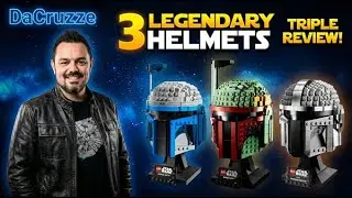LEGO STAR WARS: THREE LEGENDARY BOUNTY HUNTER HELMETS - Jango, Boba & Din Djarin!