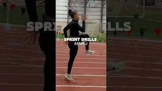 ASMR SPRINT DRILLS🎧🏃🏽&zwj;♀️ #trackandfield #speedtraining #sprinting