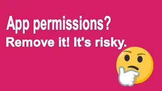 How to remove application permissions on youtube / Third party