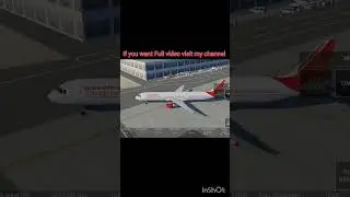 Air india real flight simulator game 🎯 Aeroplane video,⚡ #aviation #trending #viral #shorts