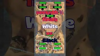 Marble Wars - seventh 1/8 finals  White vs Black #games #marblesrace #marble #marblewars #gameplay