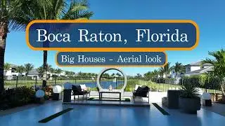Boca Raton - Expensive houses | Drone flight