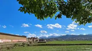 Blue Sky Nature View 🌤️ | Peaceful Village Vibes | VillageNatureVibes