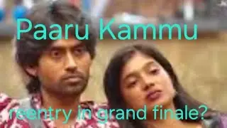 Paaru Kammu entry in Grand finale Bigboss 9?
