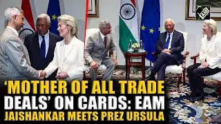 BREAKING: EAM Jaishankar meets European Council Prez Antonio Costa, EU Chief Ursula von der Leyen