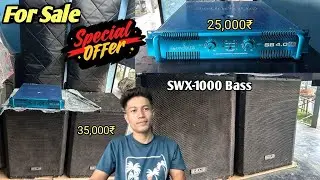 Second hand speaker & Amplifier low budget mein😱 Ahuja Swx-1000 and soundbite SB4.0 Amplifier 