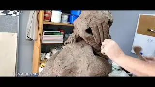 Learn how to make bird feathers on sculpture