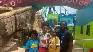 Ride the kraken rollercoaster with me #rollercoaster #kraken #seaworld #fast #trillride #bestrides