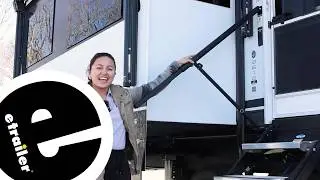 A Closer Look at the MORryde Safe-T-Rail Telescoping RV Hand Rail on a 2025 Brinkley Model Z Fifth W