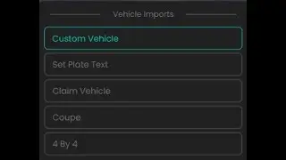FiveM ESX Vehicle Ownership - Import Menu