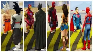 Dc vs Marvel Superhero Slap Challenge #119 &ndash;#GTA5 #Hulk #Thor #Superman #Spiderman #Ironman #Betman