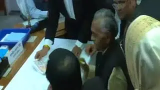congress candidate for rajyasabha Rajmani patel's nomination in vidhansabha/sunil shrivastava