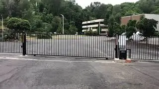 Commercial Sliding Single Swing Steel Driveway Gate 20 feet