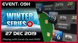 Winter Series Event 9H $530 - 27 December 2020 - PokerStars - final table replay with Cards Up