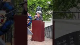 Brenda Demonbreun at Legislative Plaza Fallen Officers 2023 Memorial in Nashville. HOLY ANTISEPTIC&reg;️
