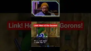 Meeting #Link, Hero of the Gorons - #Zelda: Ocarina of Time #Nintendo #N64 #Gaming #RetroGaming #OoT