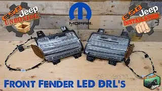 Unboxing & Installing MOPAR LED DRL's for my Jeep Gladiator