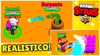 😱 SERPENTI su BRAWL STARS? Se Brawl Stars fosse Realistico... #2
