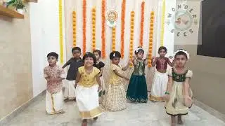 Onam Dance kids #kudukku2025 #dance #preschool #celebration #onam