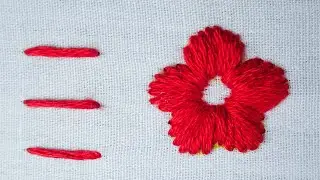 basic hand embroidery tutorial| straight stitch| straight stitch family
