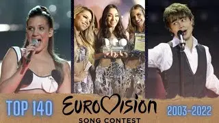 Eurovision: My Top 140 (2003 - 2022) (with random comments)
