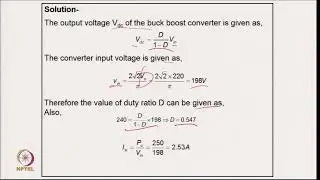 Improved Power Quality Converters- AC-DC Buck-Boost Converters (Contd.)