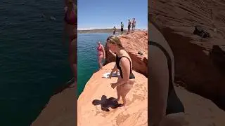 High jump on warer #reels #trending #shortsvideo #adventure