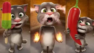 Мой говорящий кот Том - получает удар током