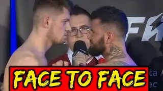WOJTEK GOLA VS Joel &ldquo;JMX&rdquo; Morris  WAŻENIE I FACE TO FACE FAME MMA UK