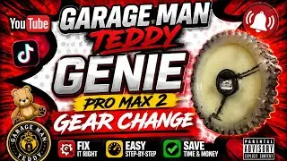 How to GENIE Pro Max 2 Chain Glide gear drive replacement