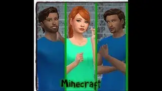 The sims 4| creating Minecraft skins (Alex, Steve and Herobrine)