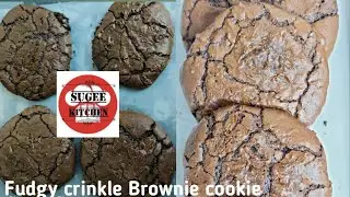 FUDGY BROWNIE CRINKLE COOKIE | BROWNIE COOKIE RECIPE| SUGEE VLOGS
