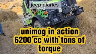 Unimog the beast in action tons of torque and diff locked
