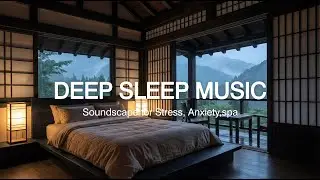 (No Ads) Deep Sleep Music | Healing Rain and Piano Music for Sleep, Meditation, and Calm Nights