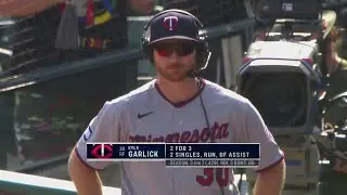 Twins' Garlick on throwing out Miggy: 'I was surprised when he started taking off'