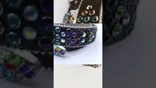 Stunning Colorful Rhinestone Cross Belt | Sparkle Up Your Style!