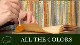 Books, Silence & Time: Grandpas Old Books Cleaning - Day 11 - Relaxing Paper Sounds - Pomodoro 50-10