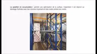 Les principaux moyens de stockage employ&eacute;s dans un entrep&ocirc;t