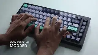 [COMMISSION] Monsgeek M1 Before After Modding Soundtest | Tecsse Carrot