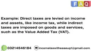 Understanding Income Tax in Pakistan: 20 FAQs Explained with Examples