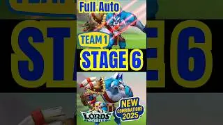 Команда 1, этап 6, Lords Mobile Limited Challenge 2025 | Полный автоматический гайд по Fenrir | Л...
