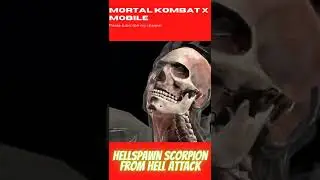 MORTAl Kombat X Mobile Diamond Hellspawn Scorpion From Hell Attack#shorts
