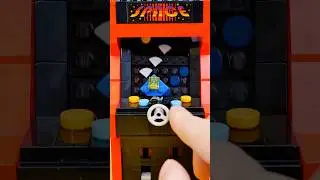 I built a motorized LEGO arcade machine that really works! #lego #legomoc #arcade