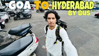 Goa to Hyderabad. Goa to Hyderabad bus journey .Charminar Hyderabad video .Charminar vlog .