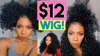 $12 BRAZILIAN CURLY WIG! STYLED IN 60 SECONDS, GORGEOUS GLAM GODDESS BOUTIQUE TWIST SENSATIONNEL