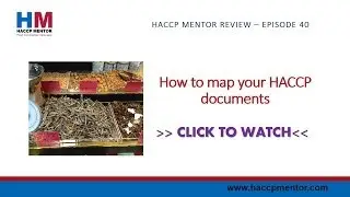 How to map your HACCP documents