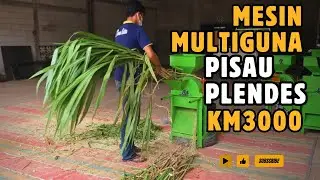 KM3000 Mesin Multifungsi Pisau Plendes! Mesin Cacah Rumput Sekaligus Giling Cepat #mesincacahrumput